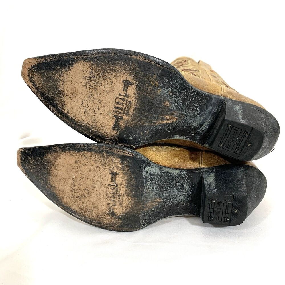 Corral Boots Style R1964 with antique saddle crackle leather Women’s Size 11 M - Picture 12 of 16